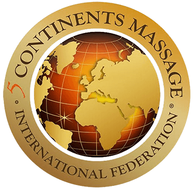 5 Continents Massage International Federation emblem