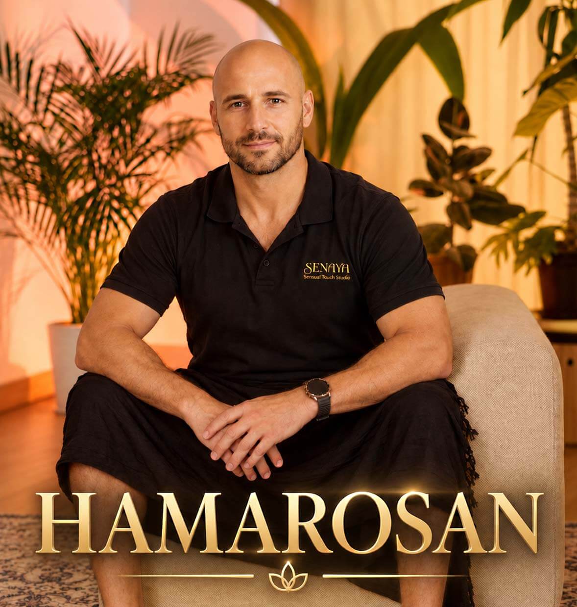 Ákos, Senaya therapist